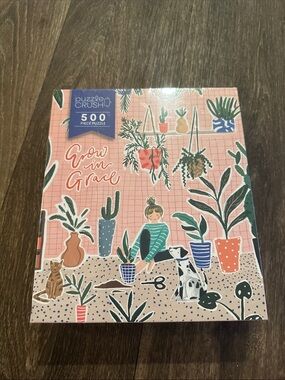 Puzzle Crush New 500-Piece 'Grow in Grace' Jigsaw Puzzle - Pink & Green